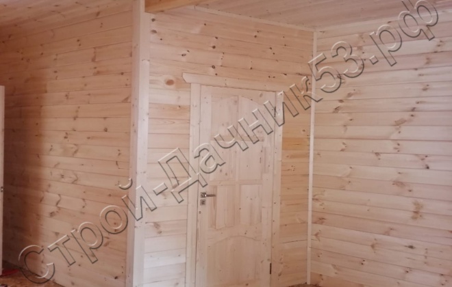 4 Каркасно-щитовой дом Д-40, 13х11м, 126  М², Тульская область, Заокский район, КП Романовский парк. (8)